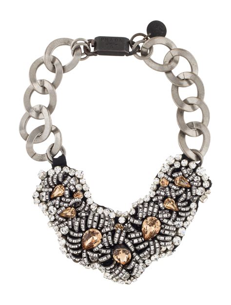 Prada collar necklace